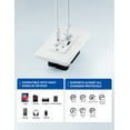 thumbnail image 6 of ELEGRP USB Outlets Receptacles, USB C Wall Outlet Supports 20W Power Delivery for iPhone/Samsung Galaxy/iPad Pro, 20 Amp Outlet with USB C Ports, Wall Plate included, UL Listed, 6 of 8