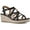 Black, variant on White Mountain Womens Swayze Gladiator Square Open Toe Espadrilles