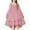 #A02-Pink, variant on Abcomgle Long Sleeve Dress girls 10-12 High Low Smocked Puff Sleeve Girls Midi Dresses Cute Square Neck Sundresses Loose Tiered Dresses.5-6 Years
