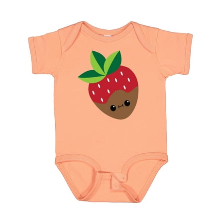 

Inktastic Kawaii Chocolate Strawberry Boys or Girls Baby Bodysuit