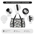 thumbnail image 4 of Balery Hawaii Palms Bolsa de Gimnasio para Mujeres, Bolsa de Viaje con Bolsillo Húmedo, Bolsa de Fin de Semana para Mujeres, Bolsa de Viaje Resistente al Agua, 4 of 7