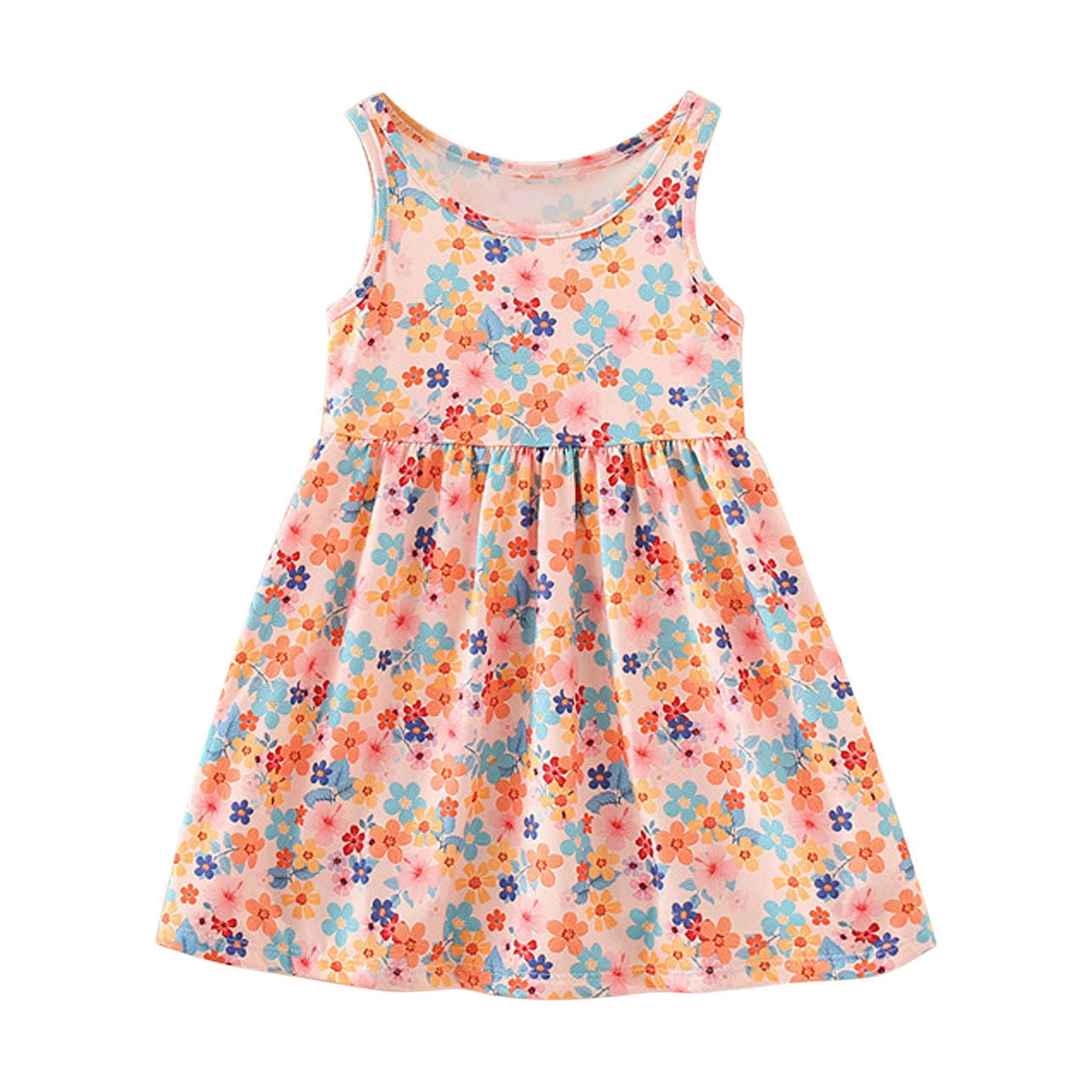 Zanvin Girls Clothing Summer Toddler Baby Girls Sleeveless Dress Graphic Print Children s Clothing baby Clothing Clearance Other