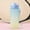 Blue, variant on Water Bottle with Straw and Handle, Gradient Color Large Capacity Plastic Water Bottle with Tea Infuser, Leak Proof One Touch Lid for Sports Gym and School