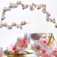 3pcs Artificial Cherry Blossom Flower Vines Hanging Silk Flowers ...