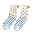 thumbnail image 2 of Dyfzdhu Thermal Socks For Womens Coral Socks Stripe Socks Colorful Lightweight Socks Casual Socks Winter Socks, 2 of 6