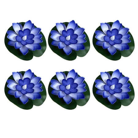 6 Waterproof Floating Lights Battery Driven Water LED Floating Pool Lights for Weddings Anniversaries and Garden Decorations