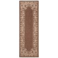 thumbnail image 4 of SAFAVIEH Courtyard Claire Rooster Indoor/Outdoor Area Rug, 6'7" x 6'7" Round, Chocolate/Natural, 4 of 10