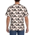 thumbnail image 3 of Bixox Men's Cute Puppy Printed Short Sleeve Skinny Athletic T-Shirt, 3 of 6