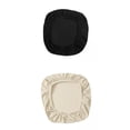 thumbnail image 1 of 2 fundas para asiento de silla, funda extraíble para ordenador, cojín para silla, decoración protectora Crema Negra Zulema fundas de asiento de oficina, 1 of 8