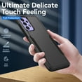 thumbnail image 5 of for Samsung Galaxy A53 5G Case, Dual Layers Shell Hard PC + Soft TPU Back Shell Heavy Duty Military Drop Protection Rugged Shockproof Hybrid Case for Samsung Galaxy A53 5G, Black, 5 of 6