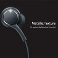 thumbnail image 3 of 3.5mm Wired Earbuds with Microphone - In-Ear Headphones for iOS, Android - Stereo Sound, Powerful Bass - 100cm Cable, ABS Material, 3 of 5
