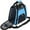 Blue, variant on Cat Carrier Soft Sided, Pet Carrier with 3 Mesh Windows, Collapsible Dog Carrier Bag for Travel, Black