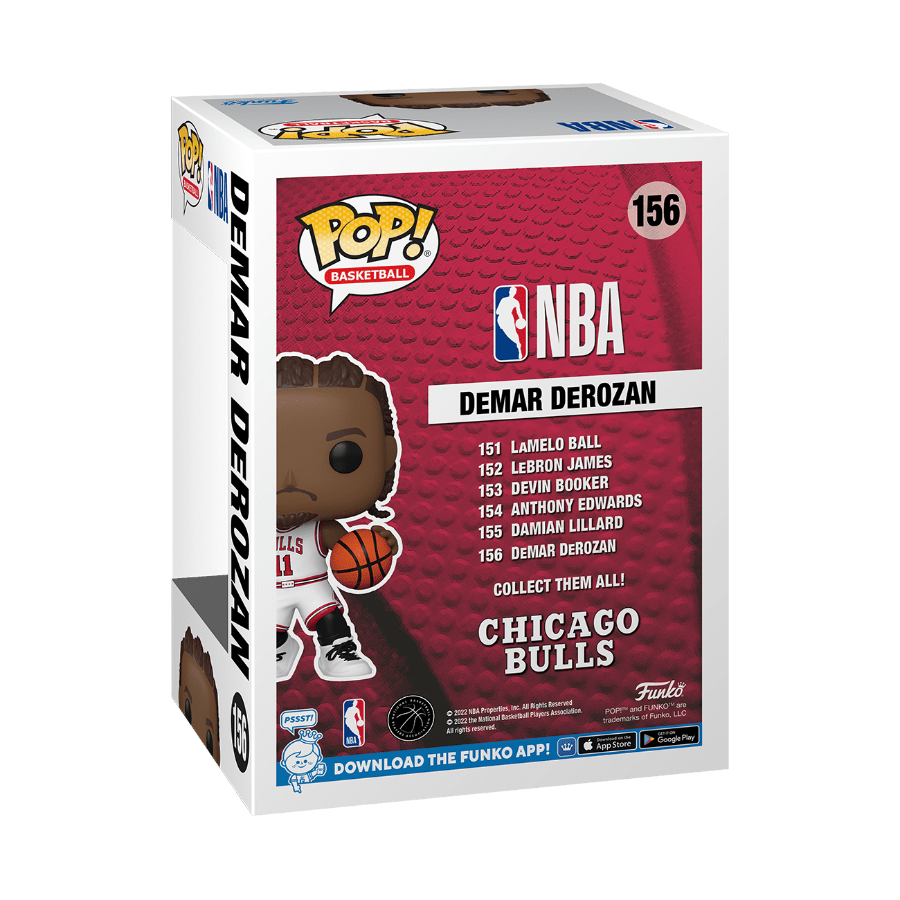 Funko Pop! NBA: Bulls - DeMar DeRozan Vinyl Figure - Walmart.com