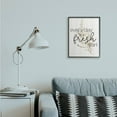 thumbnail image 2 of Stupell Industries Everyday Fresh Start Quote Text Script Gold Black Nature Framed Wall Art Design by Daphne Polselli, 16" x 20", Black Framed, 2 of 8