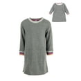 thumbnail image 3 of Leveret Girl Sweat Dress Dark Grey 2 Year, 3 of 3