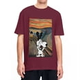 thumbnail image 1 of Camiseta de Snoopy y Charlie Brown de Peanuts, divertida camiseta de hip hop, camisetas de manga corta, camisetas de verano 100% algodón, camisetas de talla grande, 1 of 5