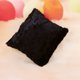 thumbnail image 3 of Funda de almohada Funda de cojín Cama para coche Sofá Hogar Color sólido Felpa 17 "x 17" Negro, 3 of 3