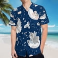 thumbnail image 5 of High Quality Hawaiian Shirts for Men Short Sleeve Aloha Beach Shirt Floral Summer Casual Button Down Shirts Blouses F5SV3X, 5 of 7