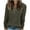 Army Green, variant on PuLe Sweaters for Women Womens Lightweight Sweaters Long Sleeve Henley Shirt Fall Casual Crewneck Tunic Tops