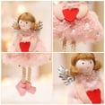 thumbnail image 4 of Miangastore Pink Plush Pendant 1Pc 5.9X3.5X1.2In For Christmas Tree And Wall, 4 of 8