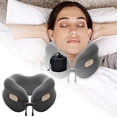 thumbnail image 1 of Travel Neck Pillow For Airplane Sleep With Ergonomic Support Practical For Camping And Travel, 1 of 4