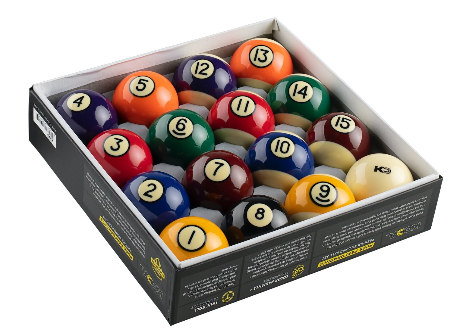 Lot of 16 LARGE Billiard Pool Ball Key Chain Varied Colors 