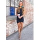 thumbnail image 2 of Vestido BTFBM sin mangas ajustado fruncido mini negro S, 2 of 7