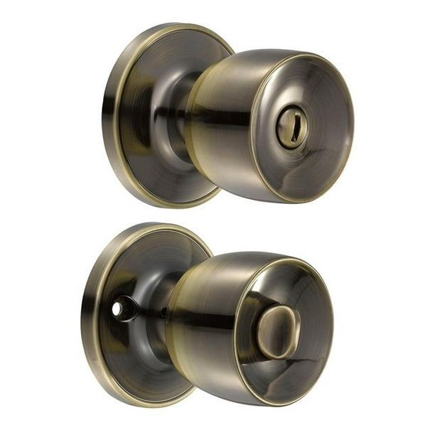 Cerradura Pomo (copa) Para Recámara Latón Antiguo 21po Lock Lock 21PO