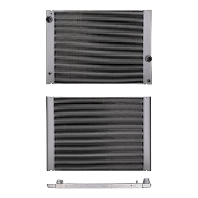 Radiador De Agua 530i 2006 A 2010 Bmw L6 3.0L Std Soldado Polar .