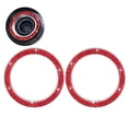 thumbnail image 1 of FENGGUIQU 2Ud Sticker Anillo Rojo Para Botón De Motor Con De Premium, 1 of 8