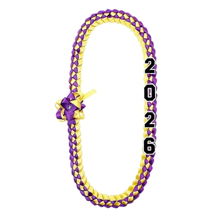 2026 Graduation Rope Leis Double Woven 4 Inch Class Of 2028 Grad Celebration Garland Decoration with Colorful Design for School College Master Doctor Graduation Party 2026 Graduation Rope Leis Double Woven 4 Inch Class Of 2028 Grad Celebration Garland Decoration with Colorful Design for School College Master Doctor Graduation Party