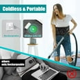 thumbnail image 6 of Pecham Cordless Heating Pad for Back, 60" Lower Back Massager Heated Back Support Brace with Heating, 3 Speed Massage, Gifts for Men Women - Black, 6 of 7