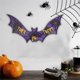 thumbnail image 2 of 2023 Adornos De Madera De Halloween Pared De Murciélago Púrpura Truco Colgante O TRERT Para Decoración Del Hogar Artesanías Solo Para Nuevo 2023, 2 of 3