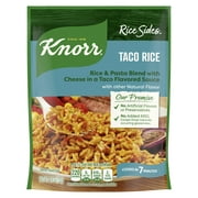 Knorr No Artificial Flavors Creamy Taco Rice Sides, Cooks in 7 Minutes, 5.4 oz Regular