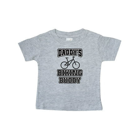 

Inktastic Daddys Biking Buddy Gift Baby Boy or Baby Girl T-Shirt