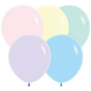 18 inch Pastel Matte Assortment Betallatex Latex Balloons (25 Pack) - Party Supplies Decorations