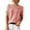 Skin pink-01, variant on Womens Lightweight Knit Sweater Crew Neck Short Sleeve Pullover Tops with a Versatile Solid Color Design