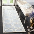 thumbnail image 3 of SAFAVIEH Cambridge Liz Geometric Wool Area Rug, Light Blue/Ivory, 2' x 3', 3 of 10