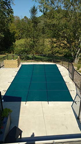 WaterWarden in-Ground Pool Safety Cover Fits 16’ x 34’ Rectangle Pool, UL Classified to ASTM F1346