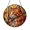 Acrylic 3.5 Inch, variant on Orange Tabby Cat Stained Glass Style Ornament, Tree Hanging Pet Decor