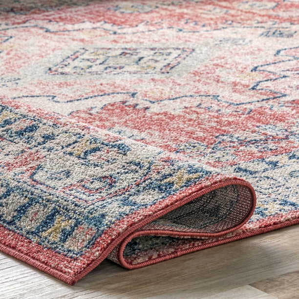 114×202 \"Snow diamond” ViNTAGE RUG Rug VTG118-3440 - Bedroom, Living Room, Vintage Area Rugs by