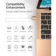 thumbnail image 2 of Adaptador USB C a USB Syntech [paquete de 2] para iPhone MacBook, 2 of 8