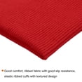 thumbnail image 4 of Uxcell Elastic Cuffs Ribbed Trims Cotton Fabric Knit Rib Stretch Tape Cuff Sleeve Waistband for Sewing Red 4" x 3.5", 4 of 6