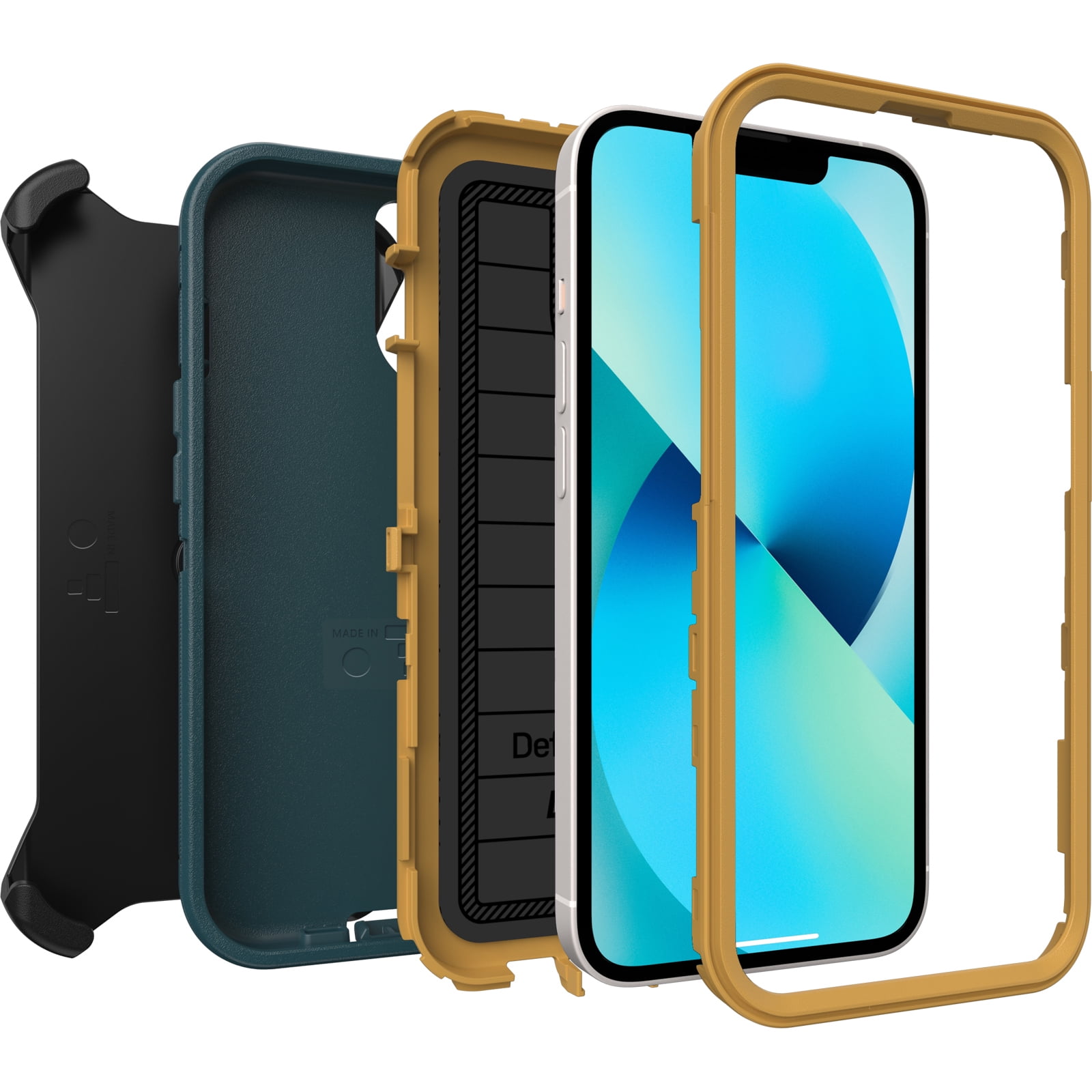 OtterBox Defender Series Pro Case for Apple iPhone 13 - Green