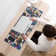 thumbnail image 3 of Long Mouse Pads for Desk,Beagle Dog Dog and Pioneer Flower Desk Mats on Top Of Desks, Desk Mouse Pad Extra Large with 3mm Non-Slip Base and Stitched Edge for Gaming,Office,Work,Home 31.5"x11.8", 3 of 6