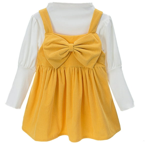 Conjunto de 2 piezas para niñas: mono y falda