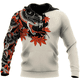 thumbnail image 1 of Sudadera con capucha retro para hombre con patrón de tatuaje samurái japonés, sudadera con capucha de hip-hop callejero otoñal con impresión 3D para hombre, jersey Y2K, 1 of 5