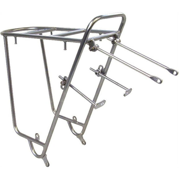 Nitto Mt-Campee Rear Mount Bicycle Rack: Silver