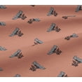 thumbnail image 5 of oneOone Tissu Jersey Viscose Imprimé Bloc d'Oiseaux 1 Yard 60 Pouces de Large, 5 of 5