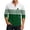 Mint Green, variant on Men's St. Patrick's Day Henley Shirt Long Sleeve Clover Print Casual Pullover Top